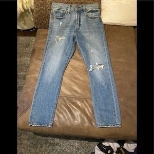 NEVER WORN Levi’s 501 premium denim